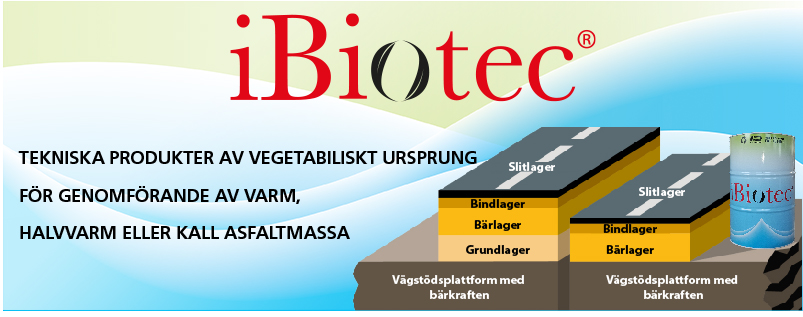 iBiotec SOLVETAL® borttagningsmedel för bitumen och släppmedel för asfaltmassa på vägar.